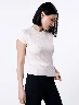Camiseta Rib Unicolor Mujer – Básica y versátil para combinar