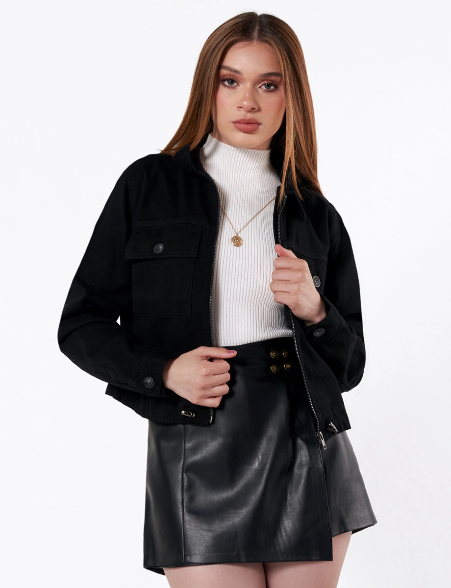 Chaqueta Corta Negra