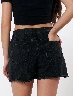 Short Jean Rotos Negro Mujer – Estilo urbano y casual