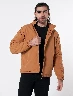 Chaqueta Camel con Cuello Alto