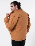 Chaqueta Camel con Cuello Alto