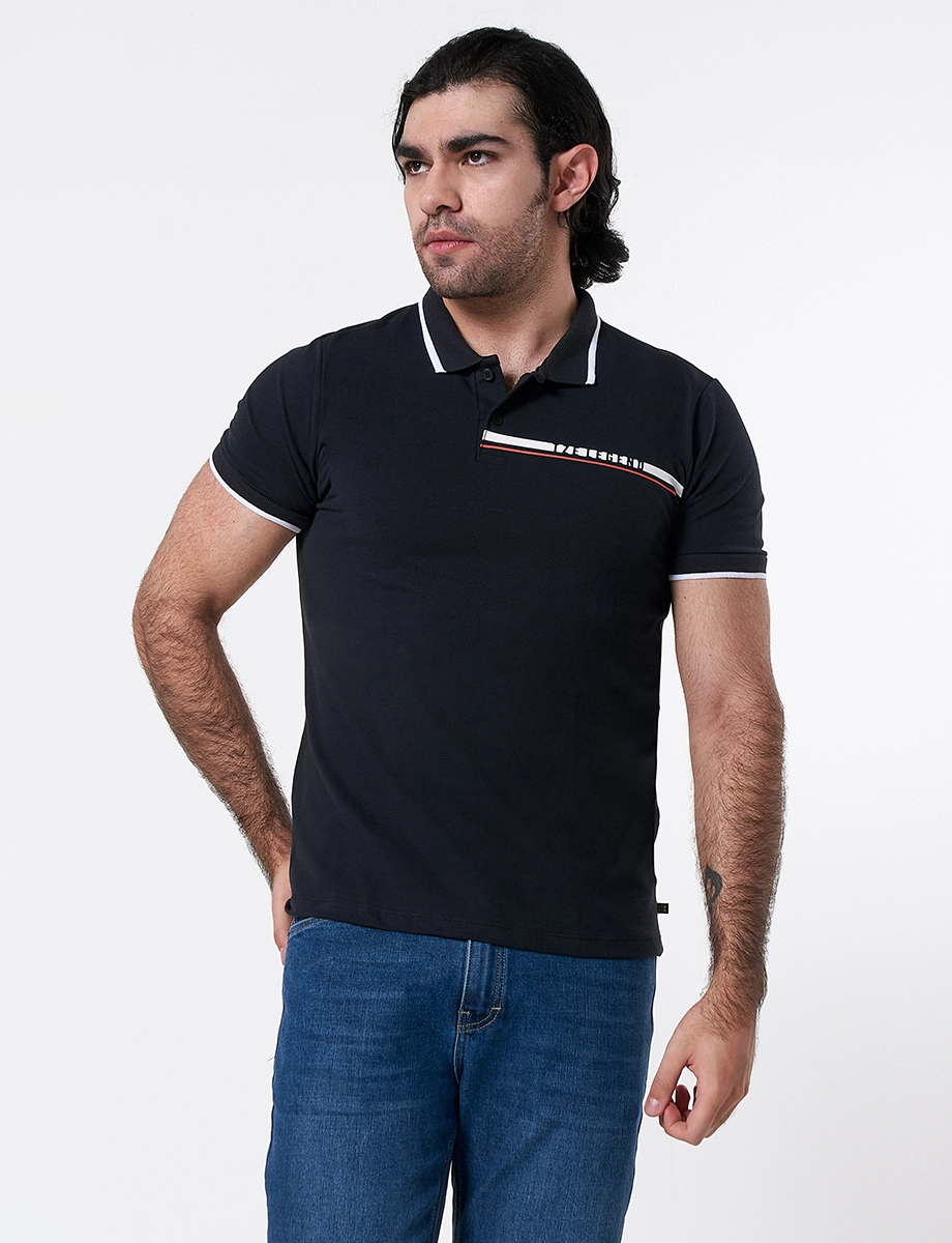 Camiseta Polo Negro