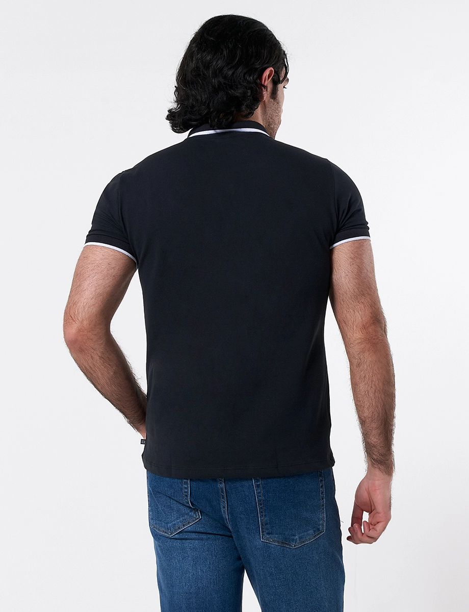 Camiseta Polo Negro