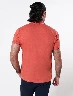 Camiseta Tipo Polo Estampado Coral