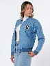 Chaqueta Letra C Azul Mujer – Estilo juvenil urbano