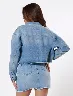 Chaqueta Denim Corta Azul
