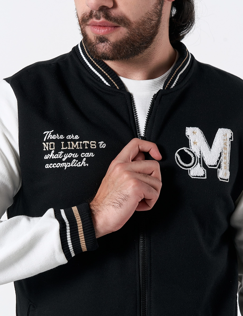 Chaqueta Parches Negro