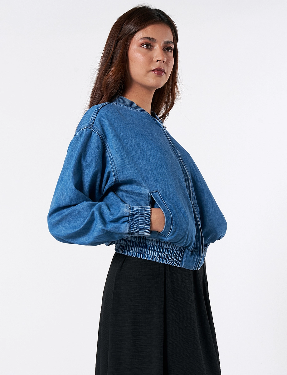 Chaqueta Jean Azul
