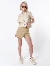 Falda Short Llana Camel Mujer – Movimiento libre con estilo actual
