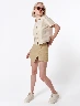 Falda Short Llana Camel Mujer – Movimiento libre con estilo actual