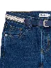 Jean Esc Azul Medio con Cinturón