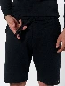 Bermuda Fleece Negra Hombre – Comodidad y calidez casual