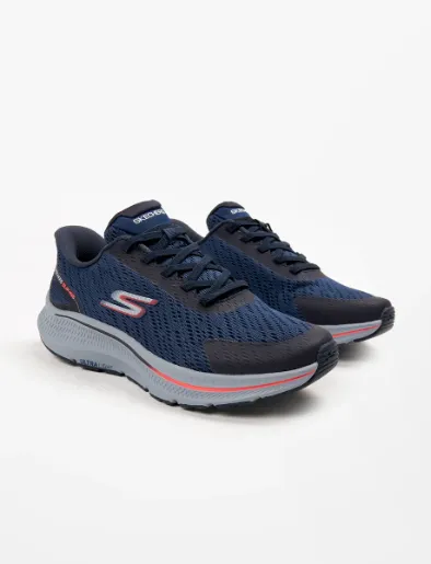 Sneaker con Cordones Azul