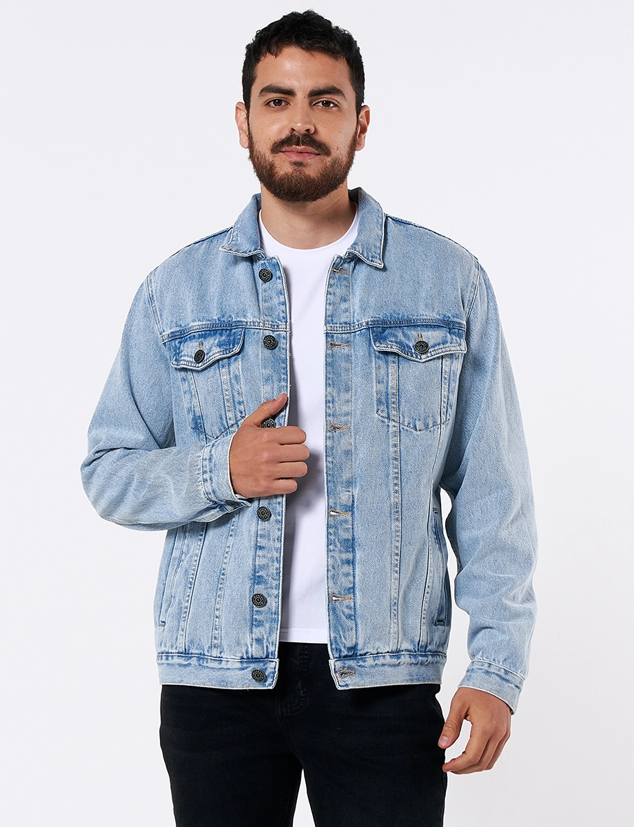 Chaqueta Jean Azul Claro