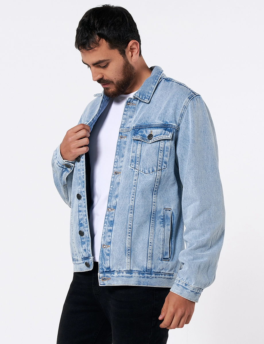 Chaqueta Jean Azul Claro