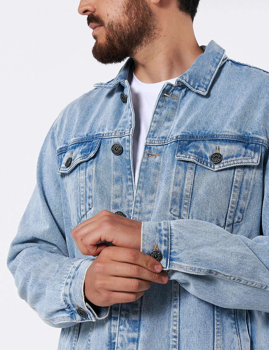 Chaqueta Jean Azul Claro