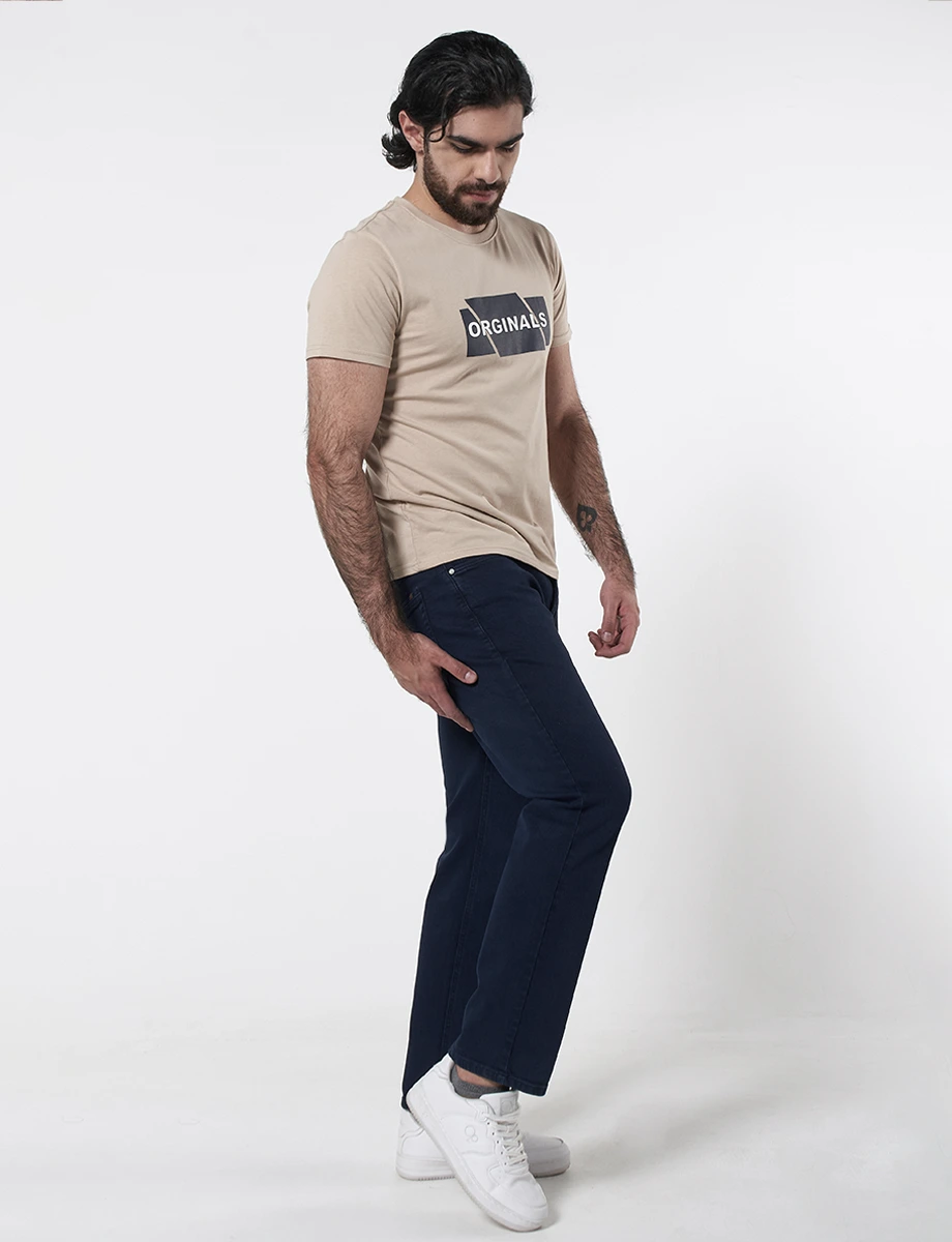 Pantalón Casual Azul Marino