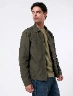 Chaqueta Bolsillos Verde Oliva Hombre – Diseño casual con estilo moderno