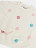 Sweater Puntos Crudo Infantil Niña – Diseño clásico con detalle sutil