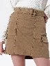 Falda Cargo Café