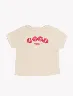 Camiseta Good Friends Crema Infantil – Estilo alegre y amistoso