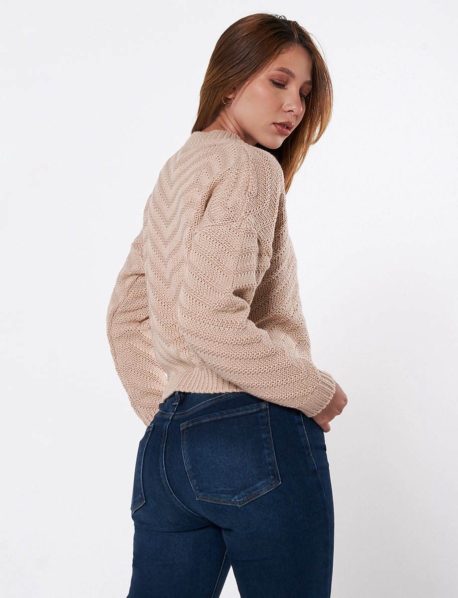 Sweater Textura Melón