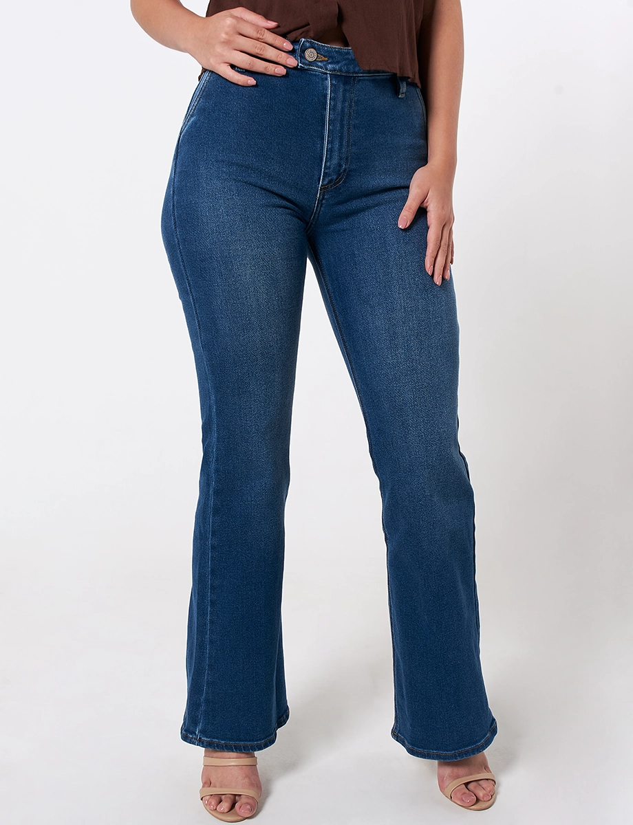 Jean Flare Azul