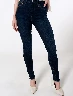 Jean Skinny Azul Oscuro Mujer – Silueta ajustada con acabado elegante