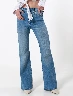 Jean Flare Celeste Claro Mujer – Silueta retro con frescura