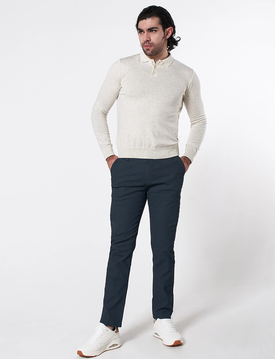Pantalón a Cuadros Azul