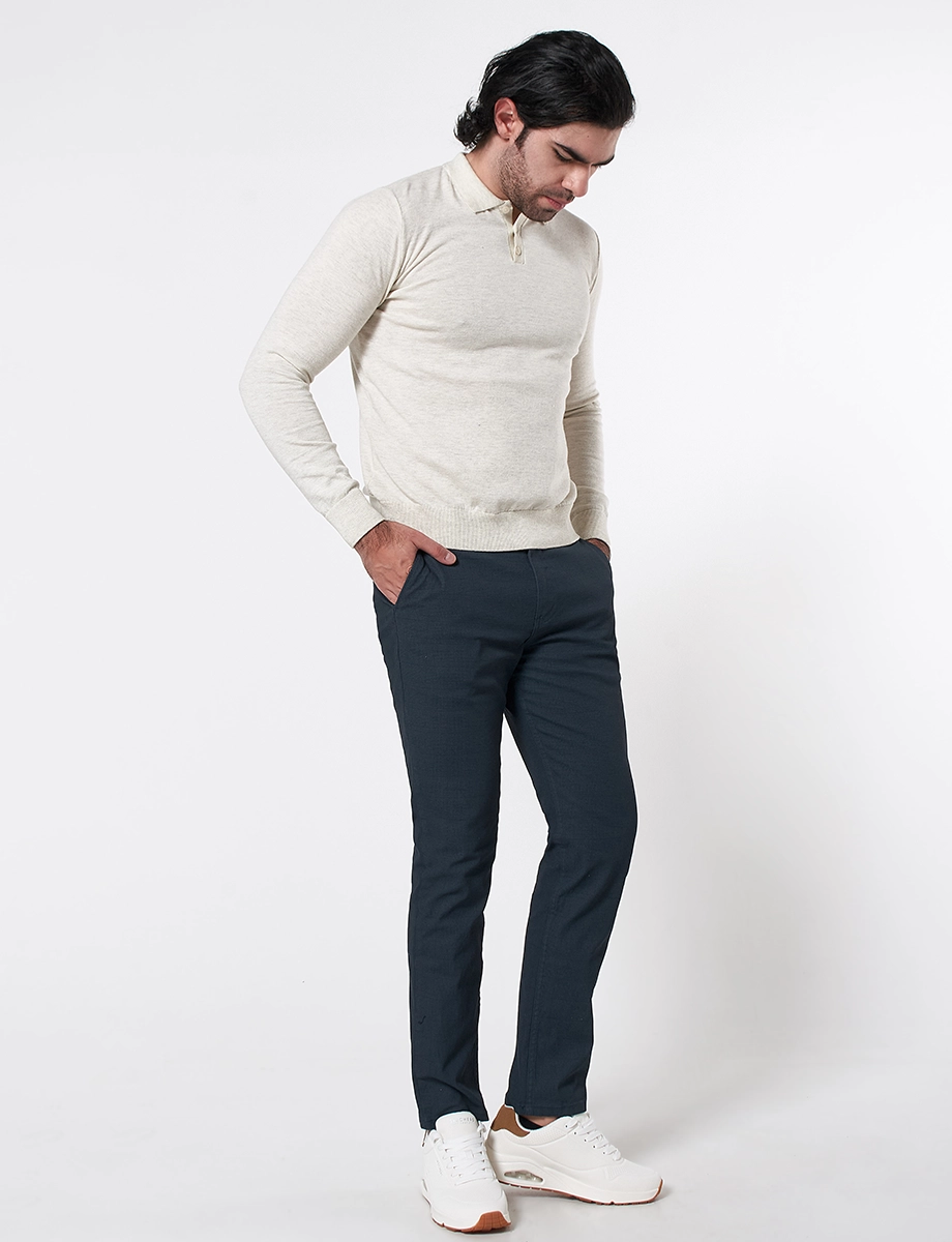 Pantalón a Cuadros Azul