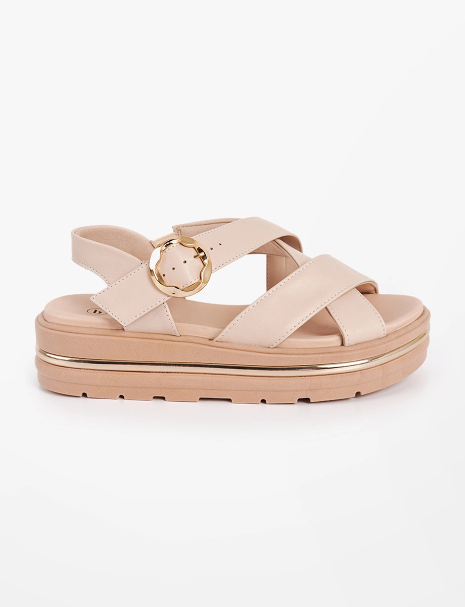 Sandalia Flat Nude