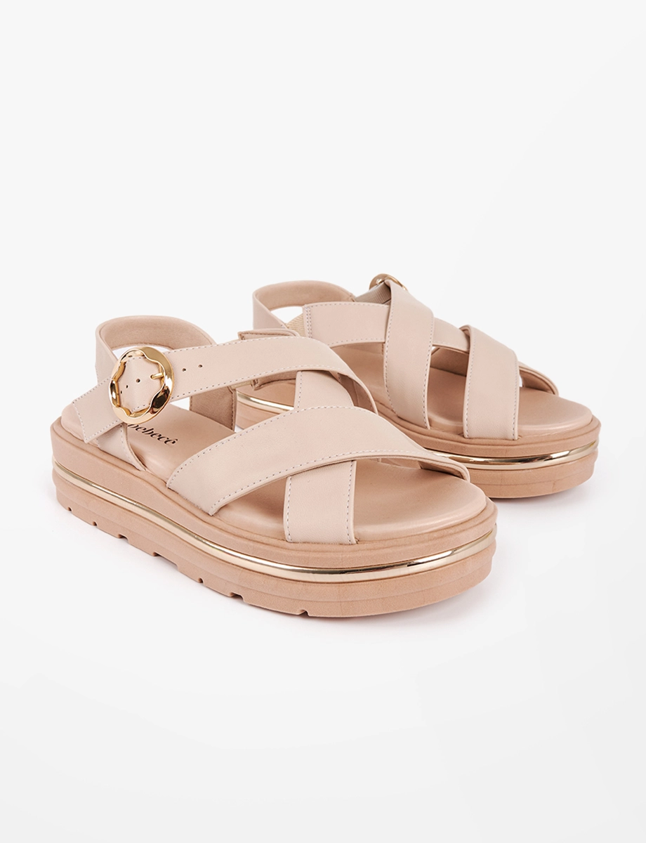 Sandalia Flat Nude