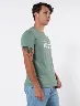Camiseta Estampada Verde Menta
