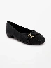 Ballerina Aplique Negro Mujer – Toque femenino para ocasiones especiales
