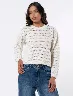 Sweater con Textura Crudo