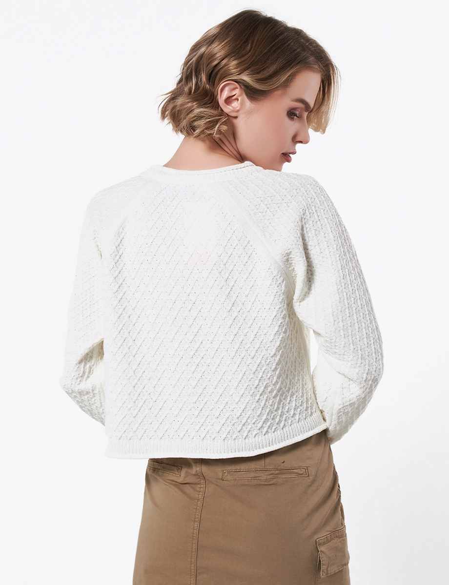 Sweater Corto Blanco