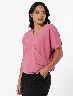 Blusa Cruzada Rosado Bajo