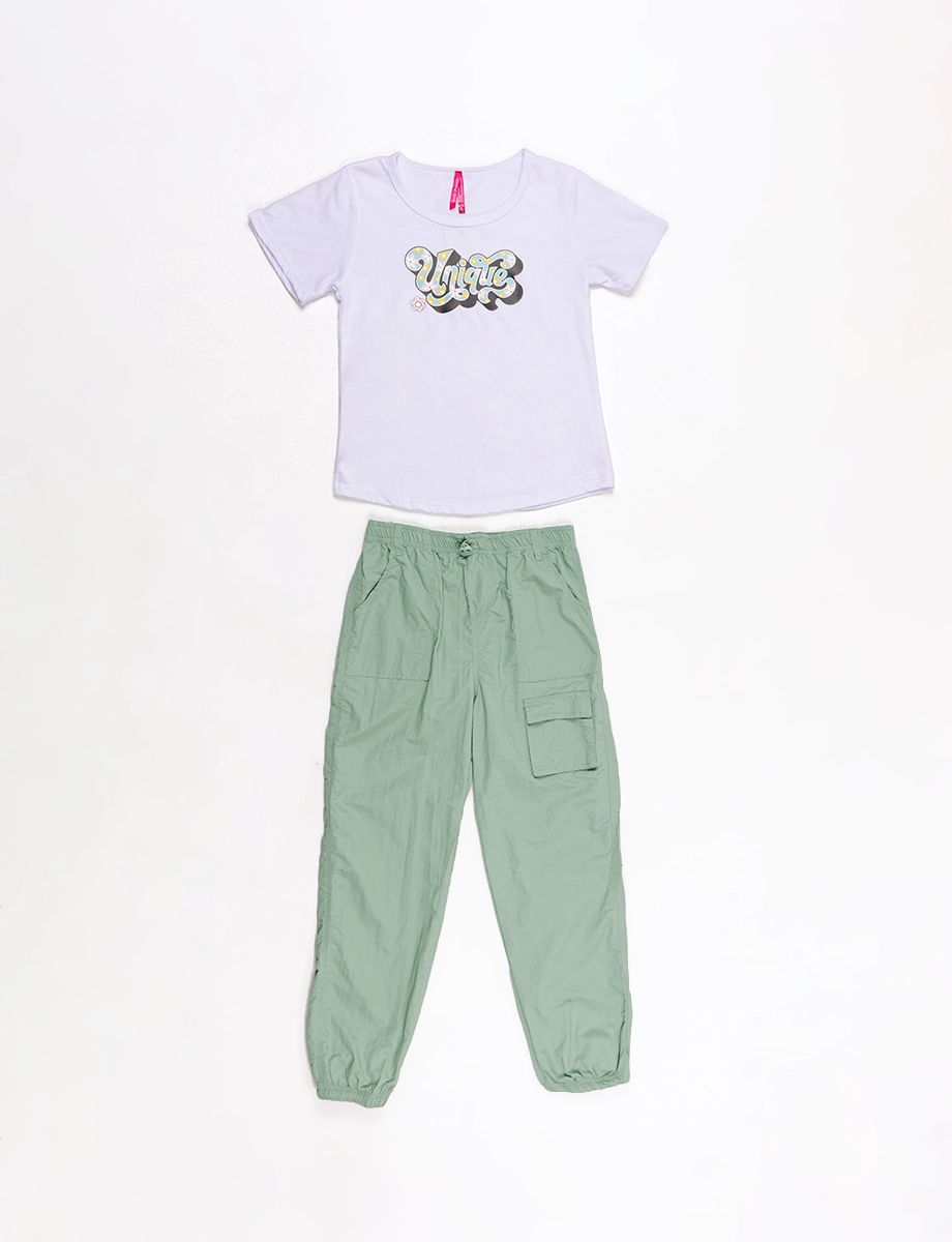Conjunto Camiseta Unique + Jogger Verde
