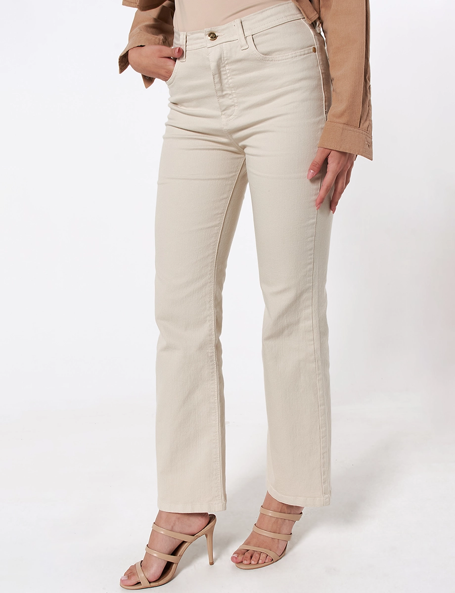 Jean Recto Beige