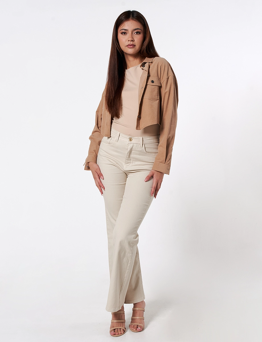 Jean Recto Beige
