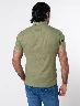 Camisa Lino Verde Oliva
