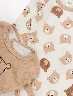 Conjunto Body + Pantalón + Babero Osito