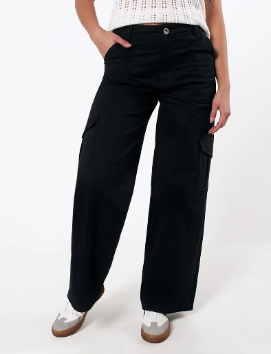 Pantalón Cargo Negro