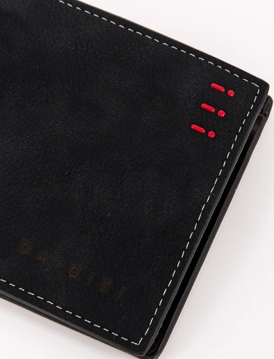 Billetera Llana Negra