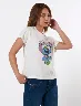 Camiseta Stitch Blanca