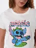 Camiseta Stitch Blanca