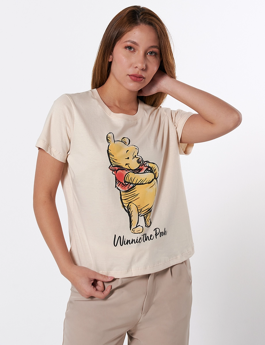 Camiseta Winnie Pooh Beige
