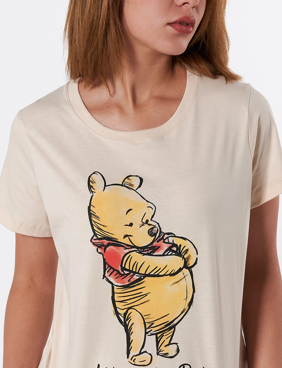 Camiseta Winnie Pooh Beige