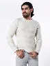 Sweater Bloque de Color Crudo